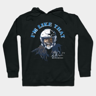 Donte Jackson Carolina I'M Like T Portrait Hoodie